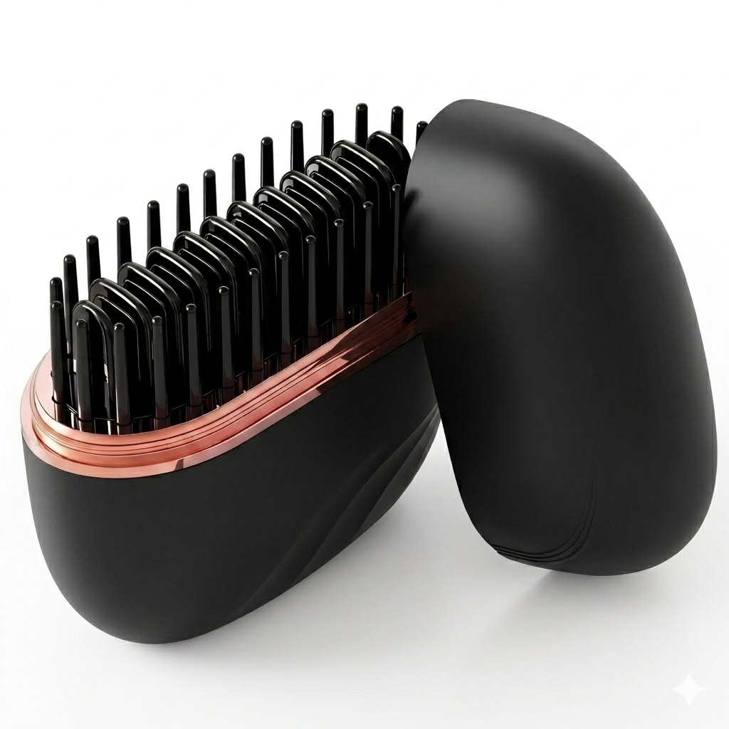 Portable mini hair straightener